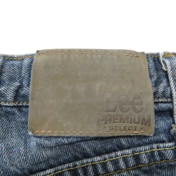 Lee Premium Select Boys Youth Straight Leg Blue Jeans 10R Cotton Adjustable - Picture 4 of 5